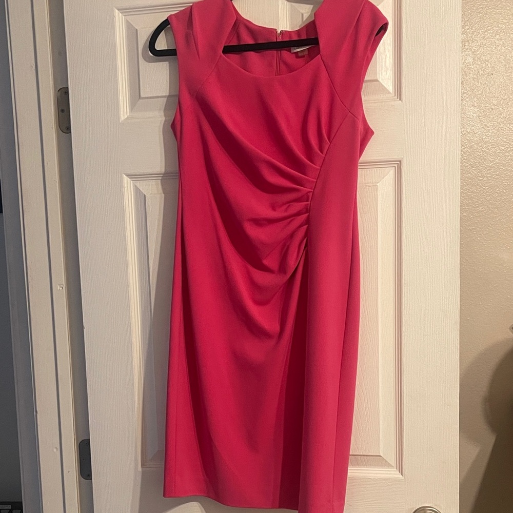 Calvin Klein Collection Fuchsia Midi Dress